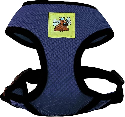 Dog-A-Doo Arnés ajustable para perro, sin tirones y sin estrangulamiento, chaleco para mascotas, reflectante, ajustable, transpirable, clip frontal,