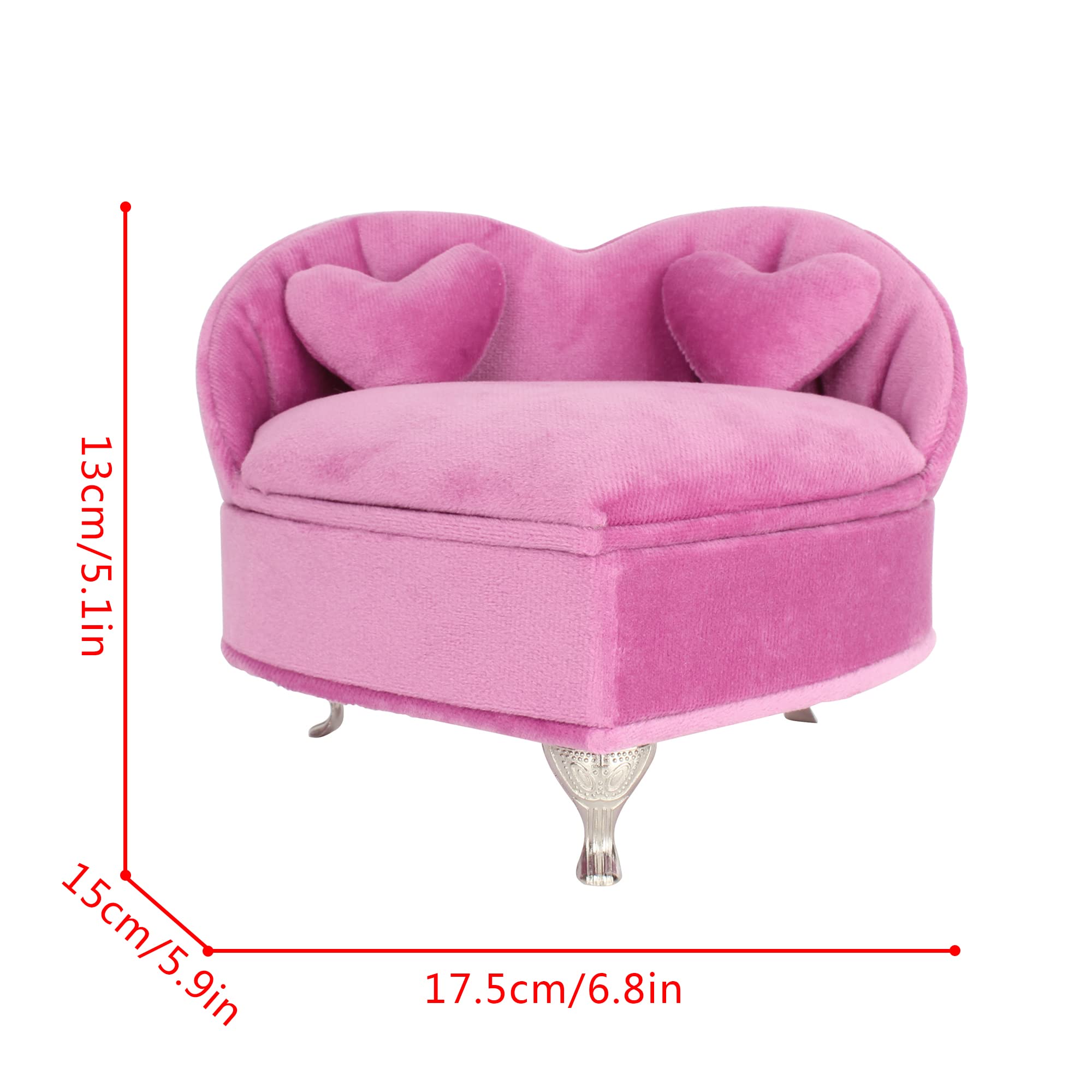 Portagioie A Sirena Con Specchio - Organizer Da Viaggio Per Collane, Orecchini E Anelli | Regalo Per Ragazze - Foto 8