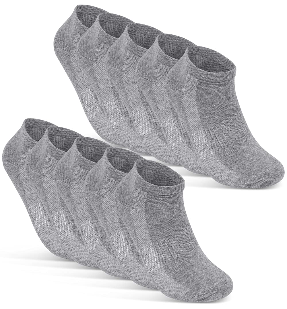 10 Pairs of Trainer Socks for Men and Women, Short Sports Socks, Cotton, Breathable