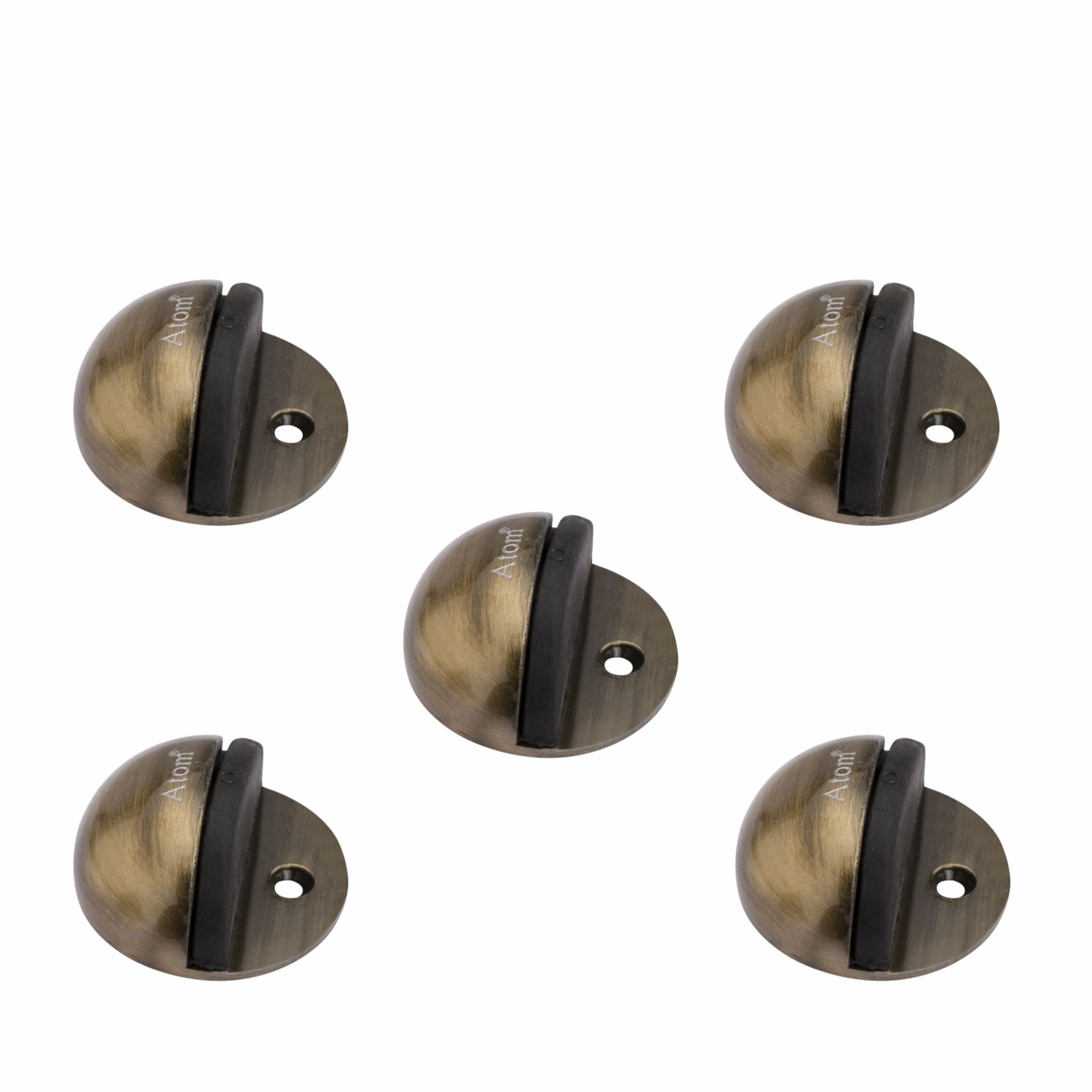 Atom Premium Round Door Stopper Rubber | Wooden Door Stopper to Stop All Door Home | Office | Hotel (DS-D-Stopper-BA), Pack of 5 (B0D2DCL4PJ) Amazon Price History, Amazon Price Tracker