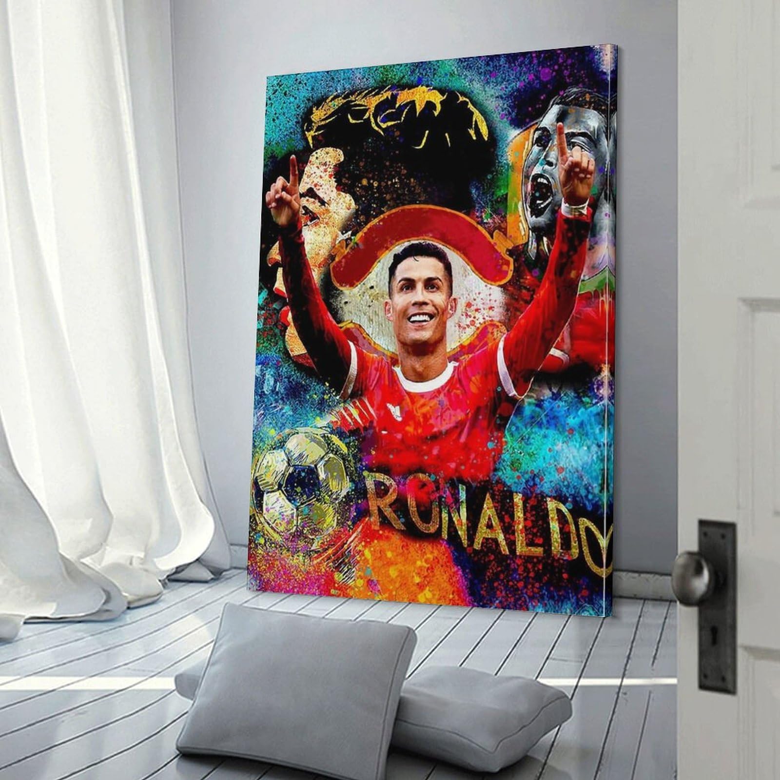 クリスティアーノ・ロナウド  本格的ポスター Amazon.co.jp: CR7クリスティアーノ・ロナウドサッカー名選手