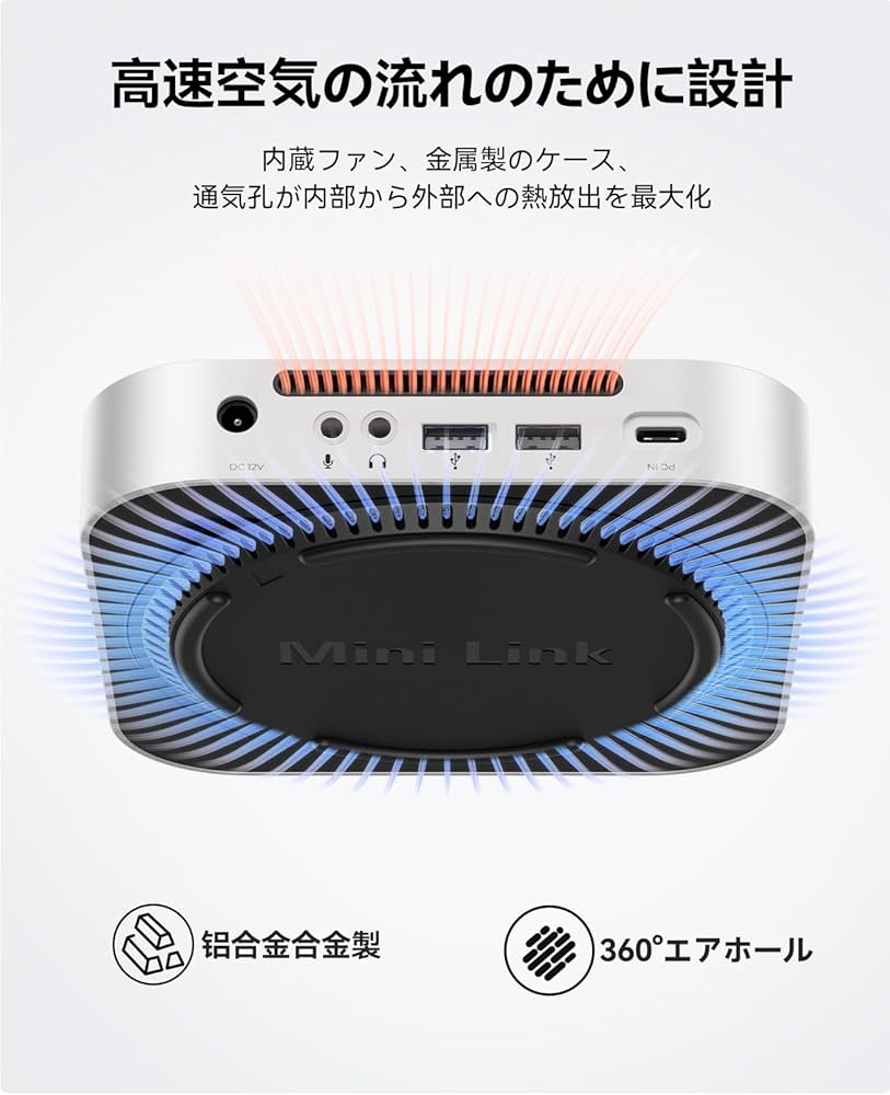 ORICO MiniLink Mac mini M4対応ドッキングステーション ORICO、Mac mini (2024)に最大2基のNVMe SSDやUSB-A、microSD/SD