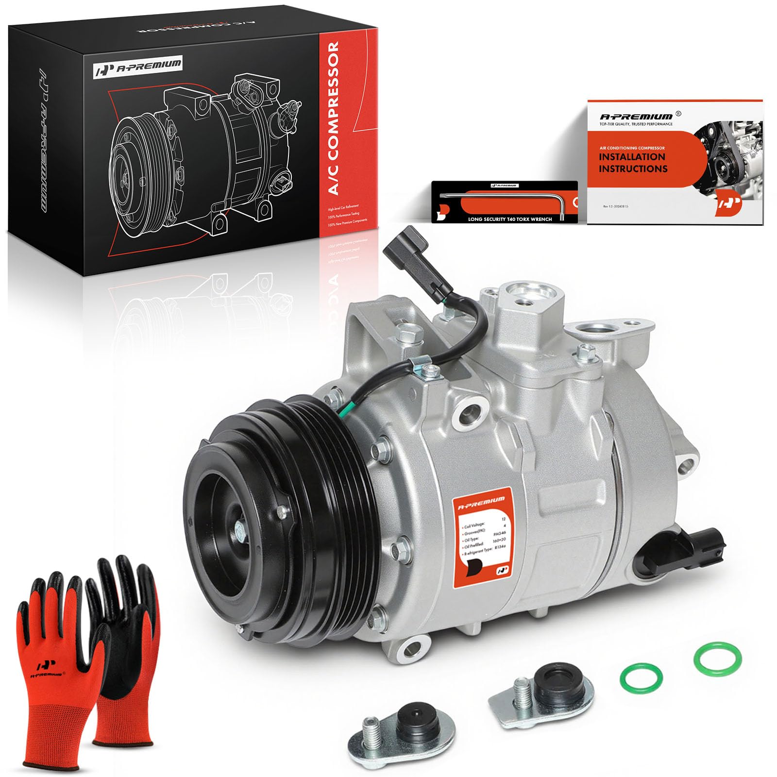Amazon.com: A-Premium Air Conditioner AC Compressor with Clutch