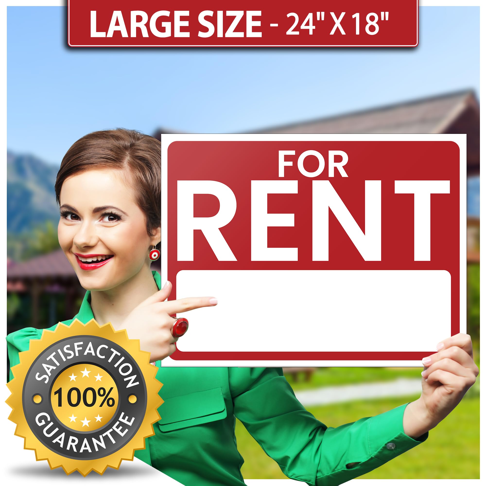 SignHero - Juego de 5 carteles profesionales para casa abierta, 45,7 x 60,9 cm, diseño de flecha, estacas de doble cara incluidas.