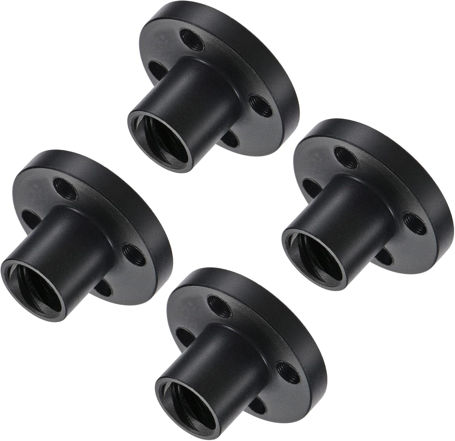 Uxcell Pomナット T8 Pom リードスクリュー台形ナット 2mmピッチ 8mmリード 3dプリンタ用 ブラック 4個入り 国内正規総代理店アイテム Uxcell Pomナット T8 Pom リードスクリュー台形ナット 2mmピッチ 8mmリード 3dプリンタ用 ブラック 4個入り 国内正規総代理店アイテム