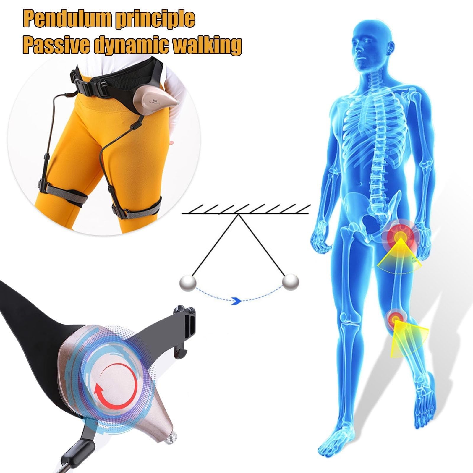 Exoesqueleto Biónico para Ayudar a Caminar, Equipo De Rehabilitación De Piernas, Ayuda para Caminar con Potencia, Entrenamiento De Rehabilitación De Miembros Inferiores Right Leg