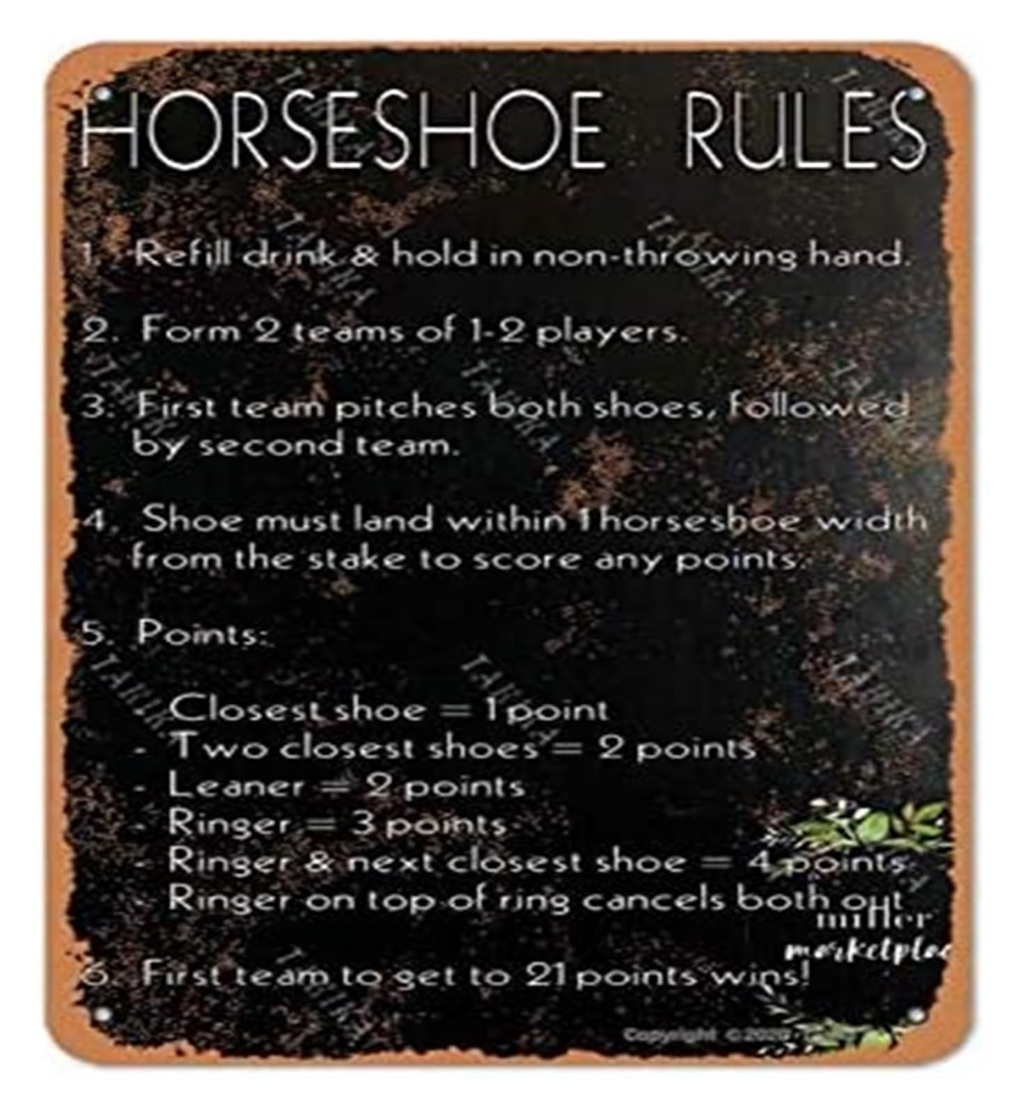 MQXFCZUX Vintage Horseshoe Decor Sign Retro Rustic Tin Sign Metal Wall-Art with Humorous Saying for Farmhouse 8 X 12 in