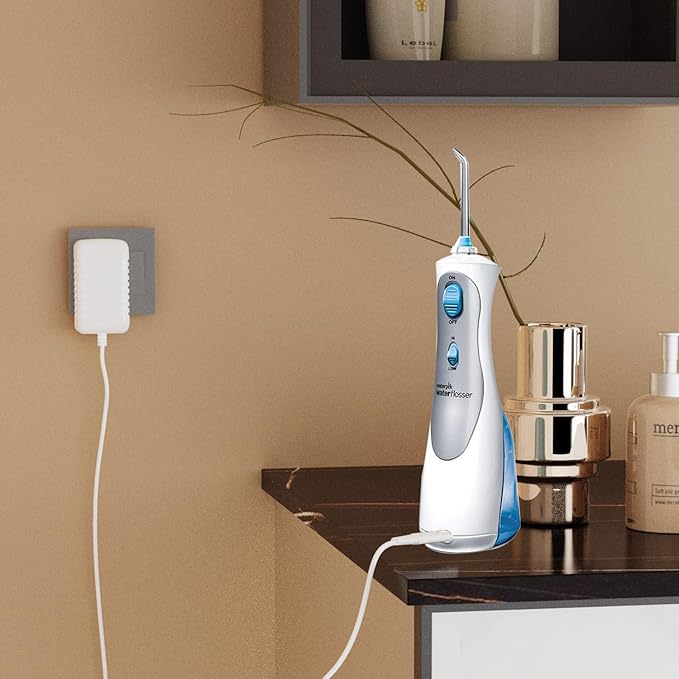 Replacement Charger for Waterpik Water Flosser WP360 WP360W WP462 WP462W WP450 WP450W YLA-03010 AC Adapter Series Water Flosser Replacement Charger Power Cord 5Ft, White