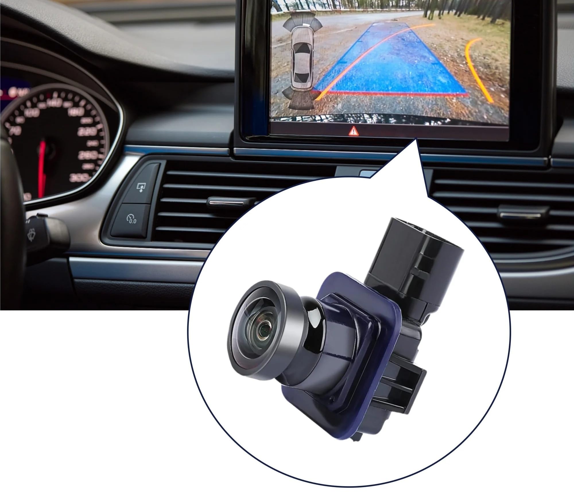 Kamera cofania z monitorem noktowizyjnym do Ford Escape, kamera cofania z liniami pomocniczymi GJ5T19G490AD