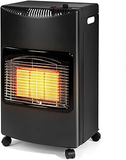 Propane Patio Heater, 18,000 BTU Foldable Outdoor Propane Heater with LP Regulator, Portable Gas