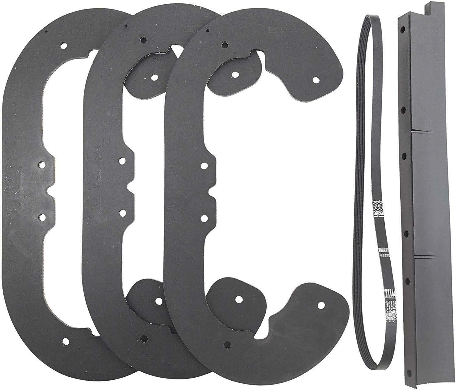 Genuine Toro Snow Commander (3) 100-9872 Paddles, 100-9872 Scraper Bar, and 104-0851 Belt Kit for Snow Commander Snow Blowers