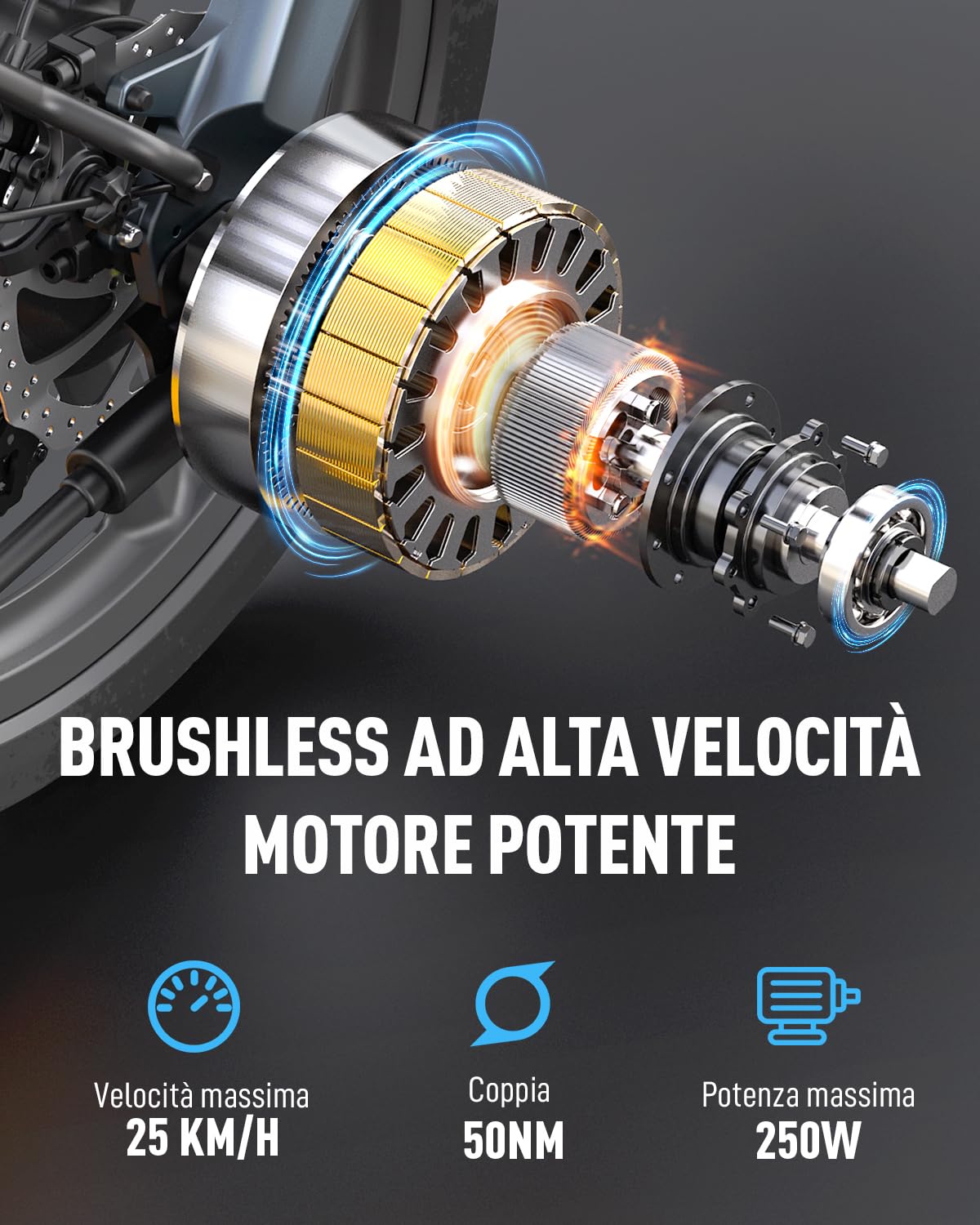 DYU T1 Bicicletta Elettrica Pieghevole 20 Pollici con Sensore di Coppia, Bici Elettrica con Batteria Rimovibile 36V 10Ah, Cambio a 7 Velocità, Ammortizzatore Sella, Portapacchi Posteriore
