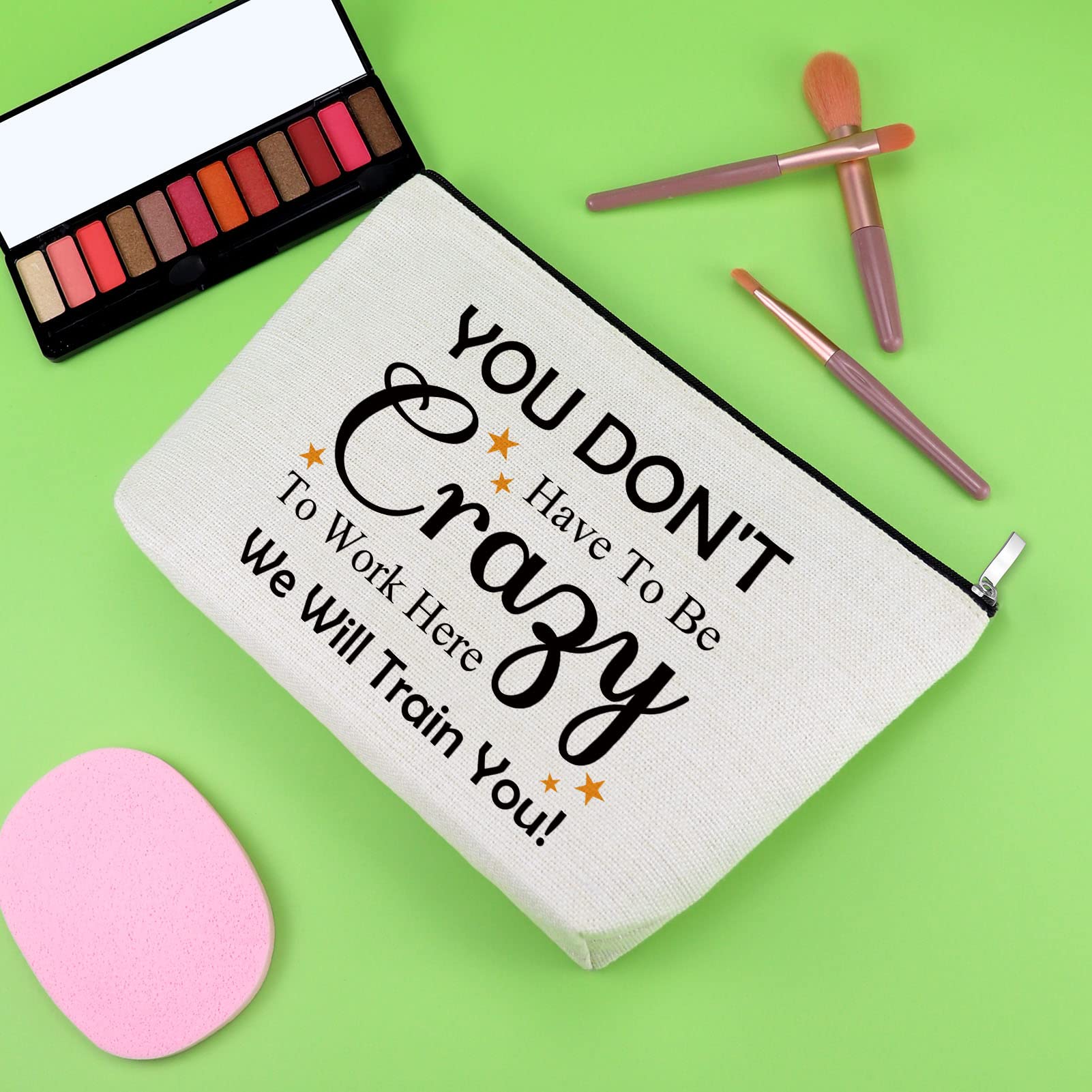 Regalos para compañeros de trabajo para mujeres, bolsa de maquillaje, regalo de despedida de compañera de trabajo, regalo de bienvenida para empleados, regalo de agradecimiento para empleados, regalo