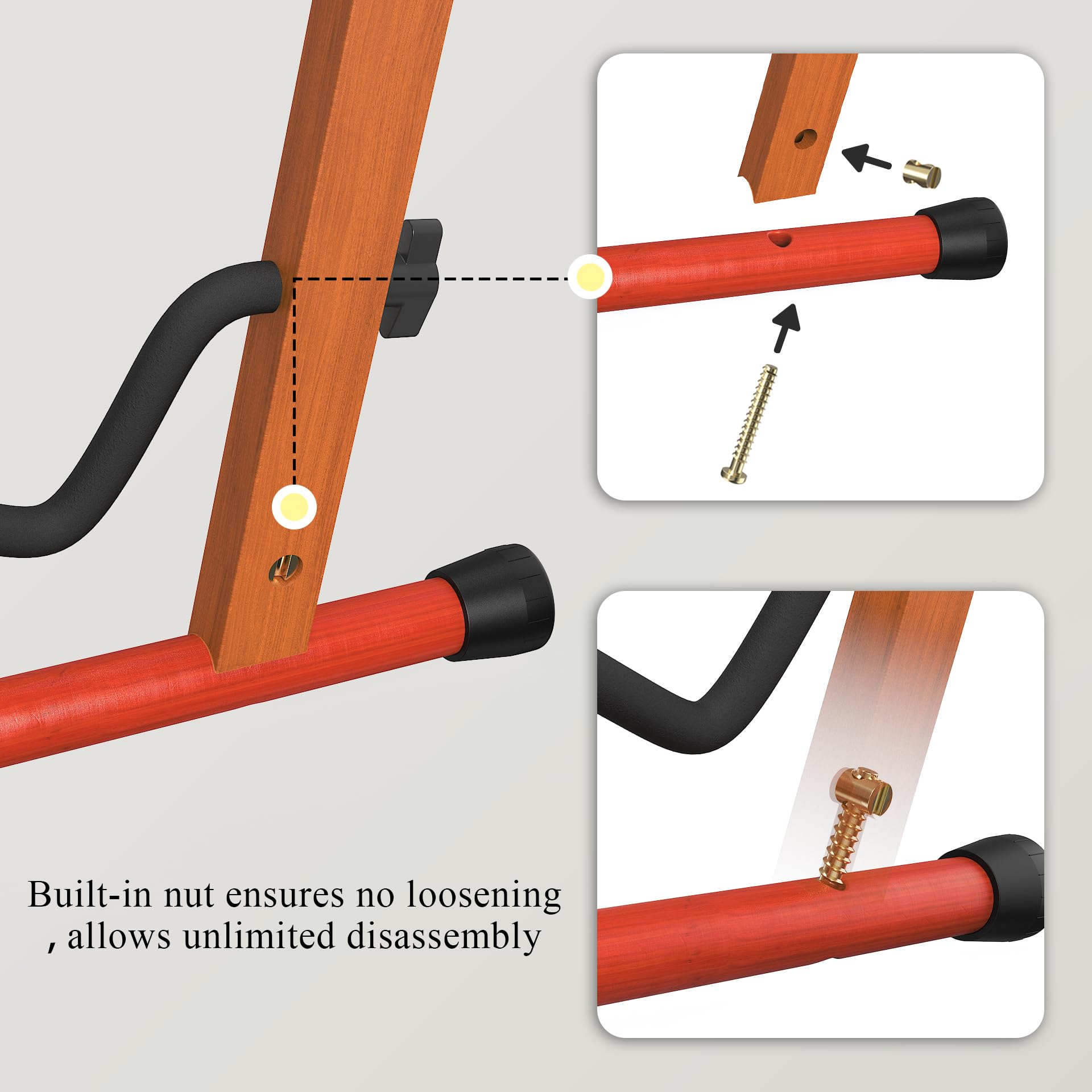 DIDA Electric Guitar Stand, Bass Guitar Stand - Image 2