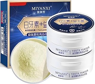 2 PCS Miyanxi Tooth Powder, Miyanxi Tooth Powder Stain Removal, Miyanxi White Tooth Element Probiotics, Whitening Tooth Brightening Probiotics Swift White Tooth Powder