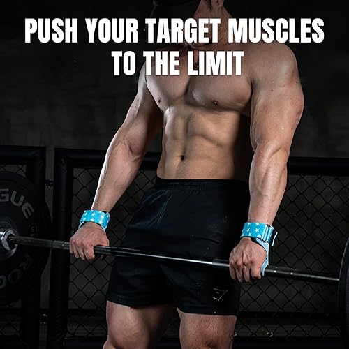Miniatura 4 de MANUEKLEAR - Correas de gimnasio para levantamiento de pesas, correas dobles de cuero para levantamiento de pesas para hombres, con correa de muñeca