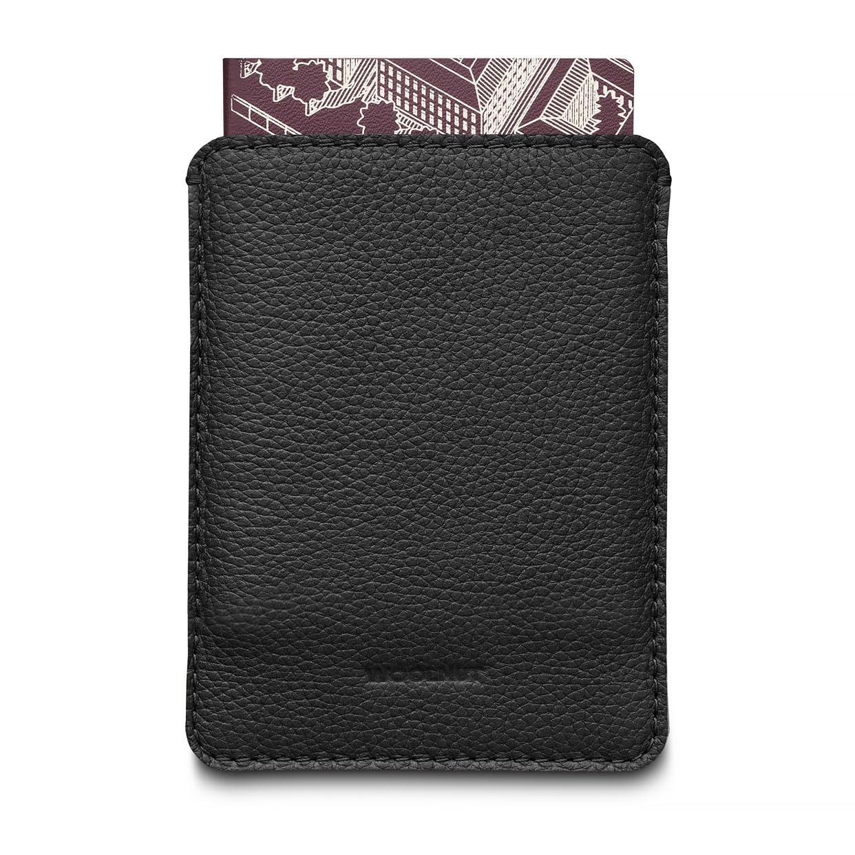 WoolnutPassport Sleeve - Black