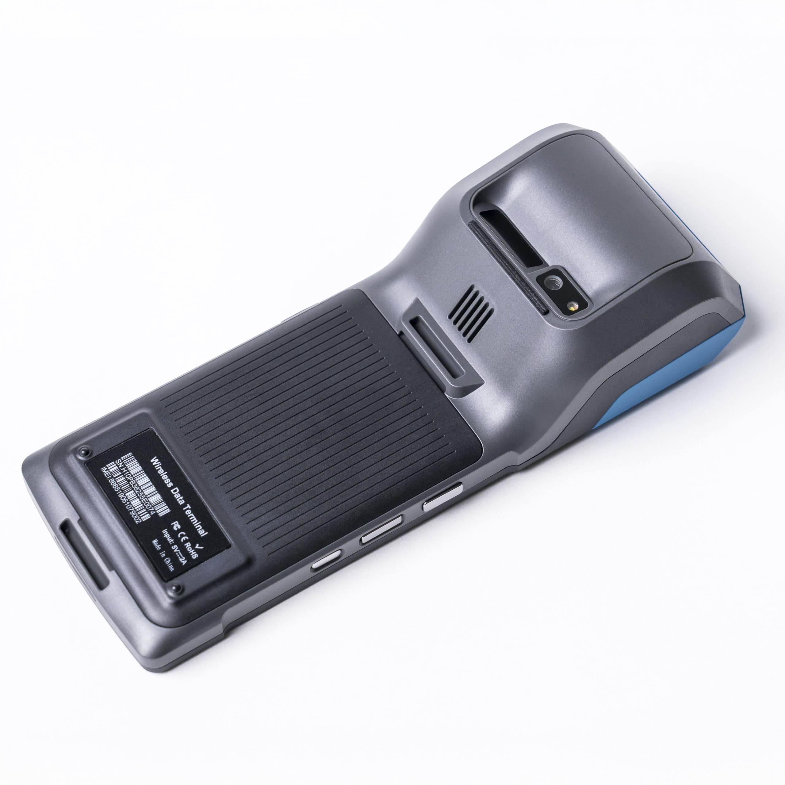Vega PDA Android 14 con Impresora Térmica 58 mm | Terminal Portátil TPV con Lector 1D/2D, NFC, 4G LTE, WiFi, Pantalla HD+ 5.5", Batería 6000 mAh | Hostelería y Comercio | Azul