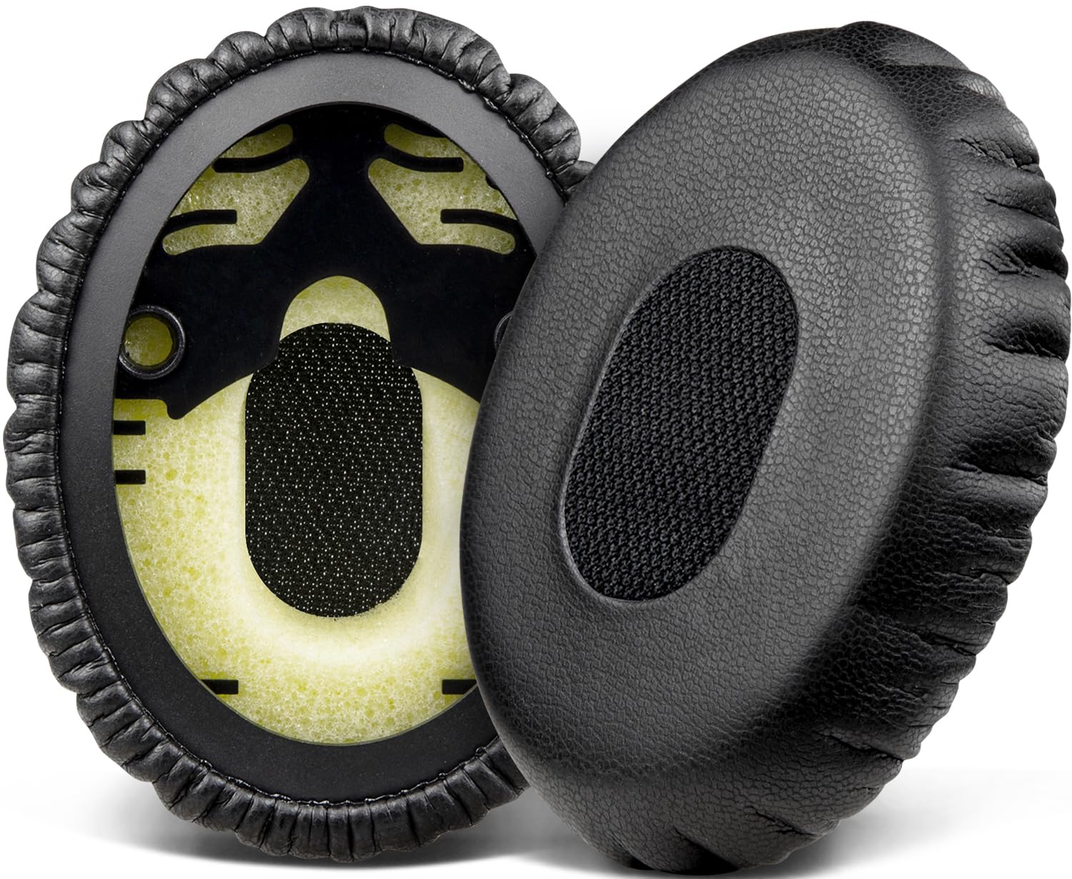 Professional Replacement Earpads for Bose QuietComfort(QC) 3 and OE1 On-Ear Headphones, EarPads Cushions with High-Density Noise Isolation Foam - QC3 PL Black