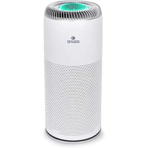 Crusaders XJ 3500H Smart Air Purifier for Home & Office HEPA