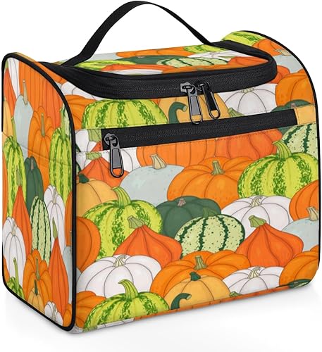 Miniatura 2 de Thanksgiving Day Decor Theme Toiletry Bag for Women Travel Makeup Organizer with Hanging Hook Traveling Cosmetic Bags for Toiletries Accessories