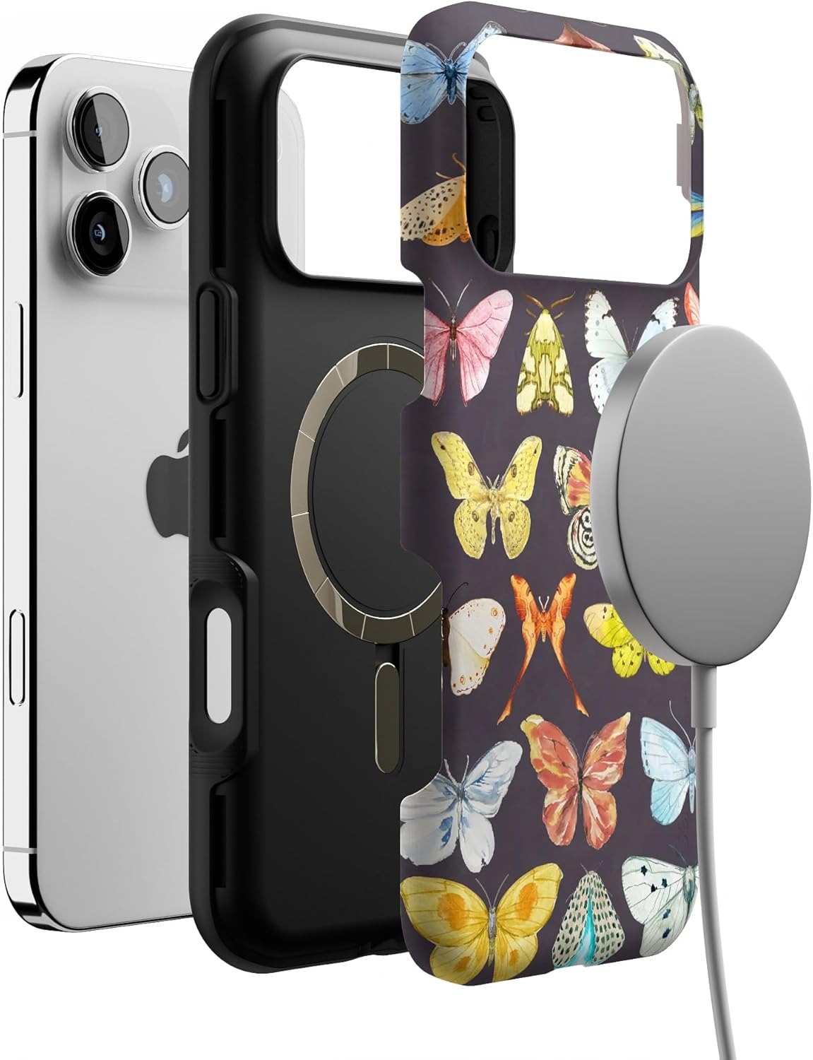 Casely iPhone 17 Pro Max Case | Midnight Monarch | Jenna Palek x Casely | Bold Protective Design | Compatible with MagSafe