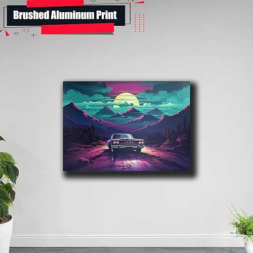 Miniatura 5 de Unique Synthwave Style Retro Art, 80s style art, framed poster print, guest room art, cool living room art, poster Art, Decor poster