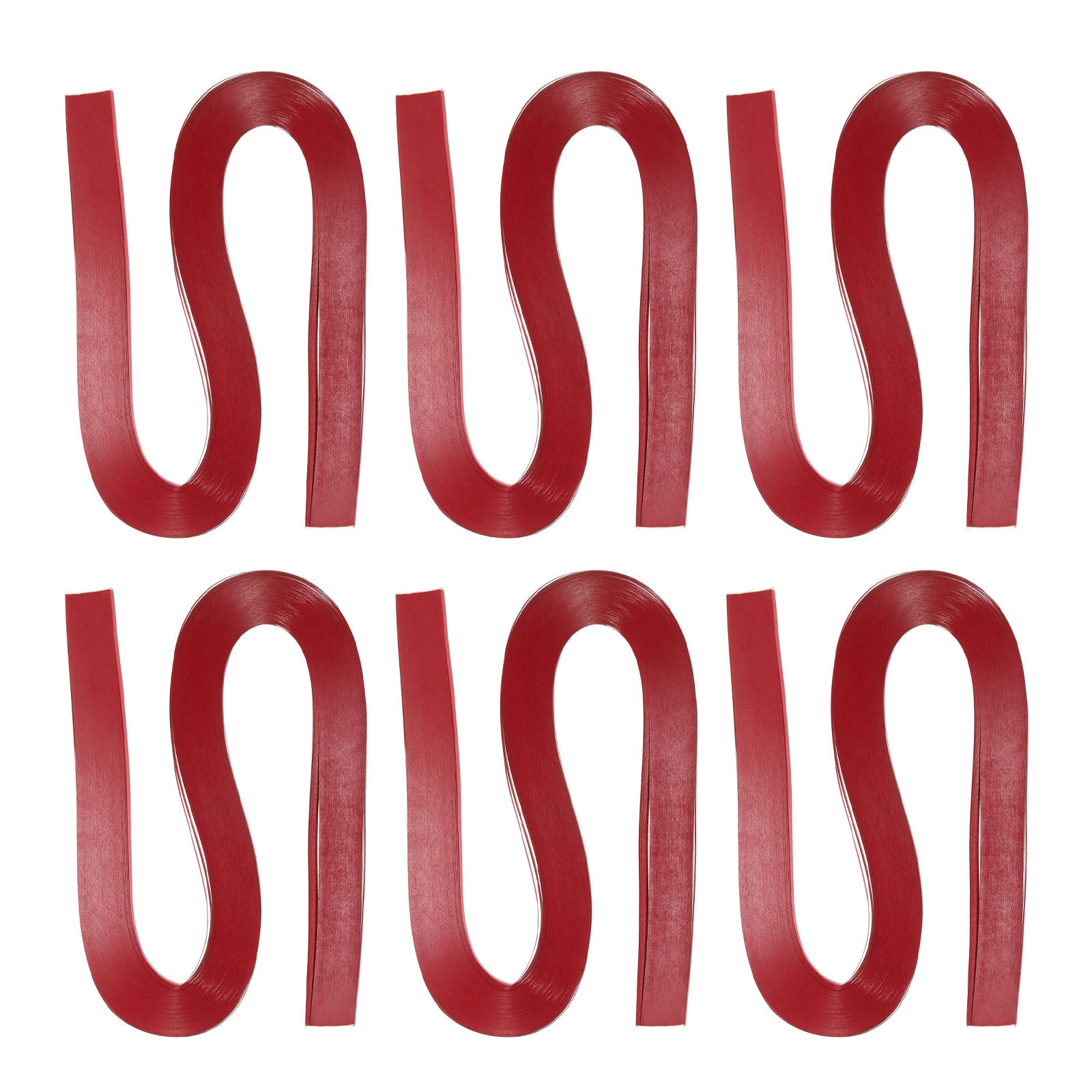 PATIKIL 720pcs Quilling Strips Paper 3mm(1/8") 54cm Origami Paper Quilling Strip for Art DIY Hand Craft Christmas, Red
