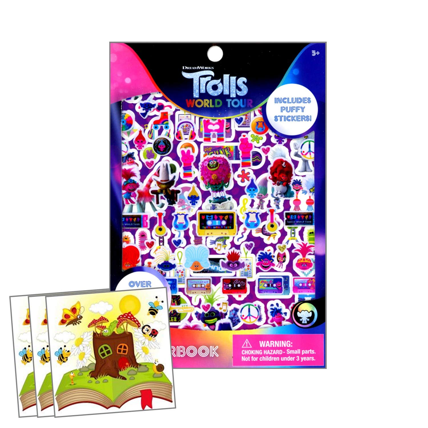 Trolls Aufkleber-Set – 4 Bögen Mit Bunten Troll Motiven, Für Kinder, Scrapbooking, Deko