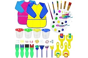 Sponge Finger Painting Kit for Lively Kids' Artistic Adventures