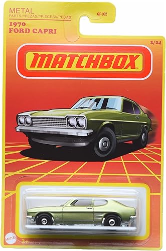 Caja de cerillas 1970 Ford Capri, Verde 2/24