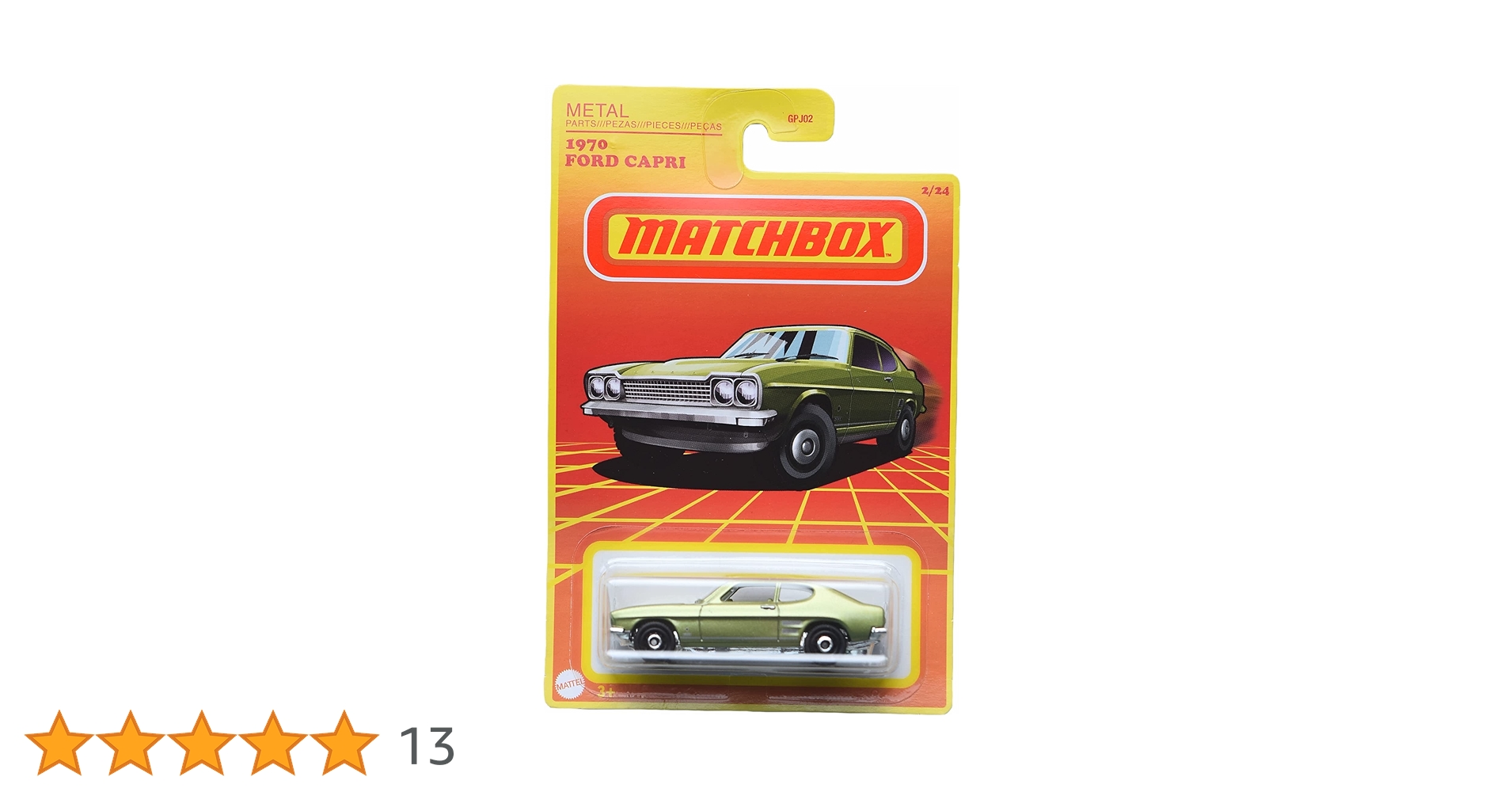 Amazon.co.jp: マッチボックス 1970 フォード カプリ、グリーン
