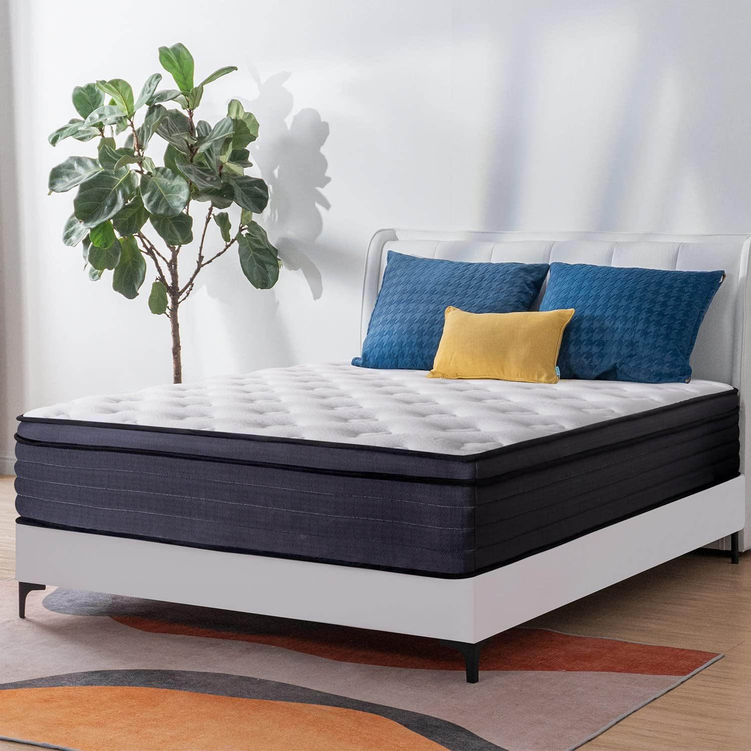 Queen Hybrid Mattress 12 Inch Medium Firm/Individual