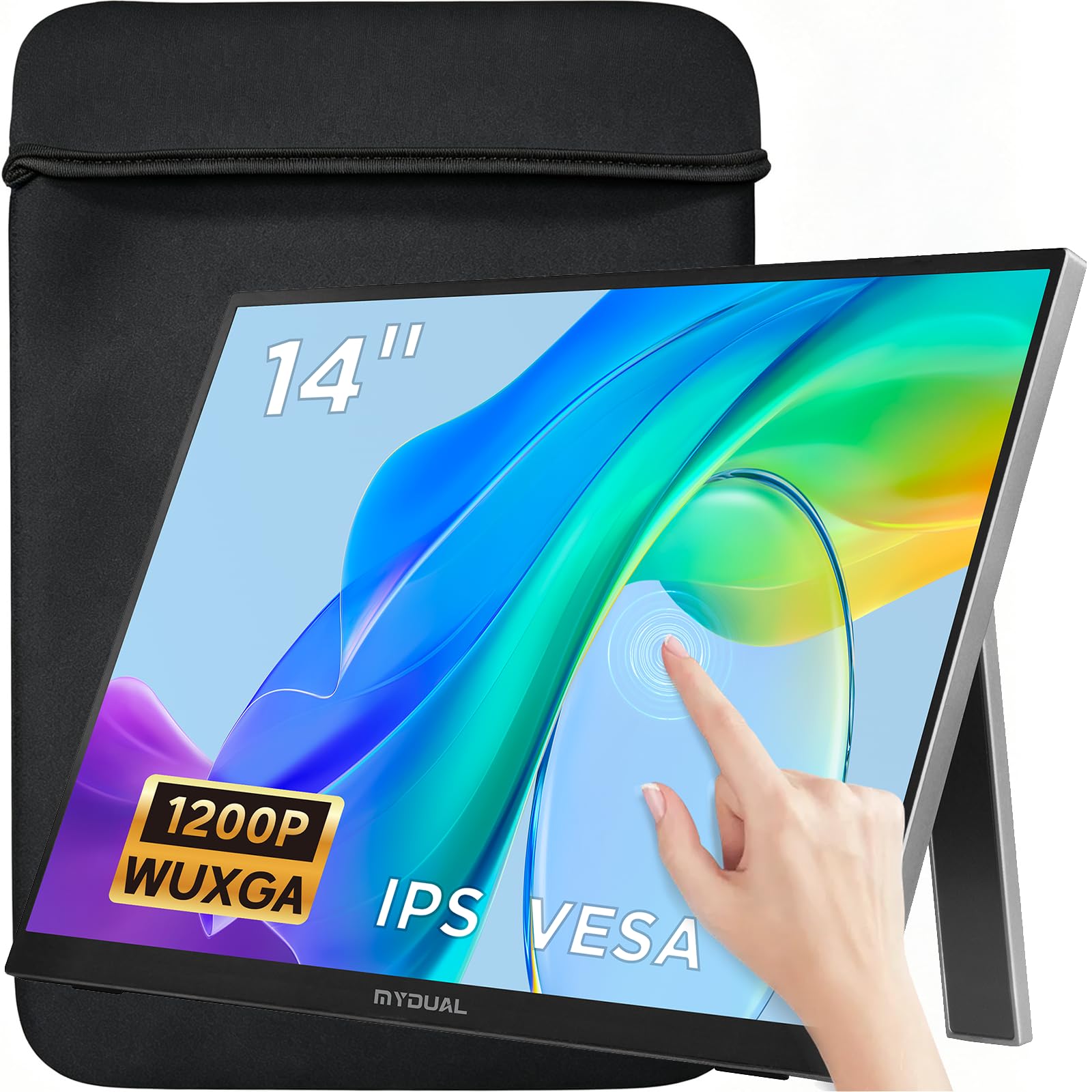 モバイルモニター タッチパネル 14インチ IPS 1200p 軽量500g Amazon.co.jp: MyDual モバイルモニター タッチパネル 14インチ vesa