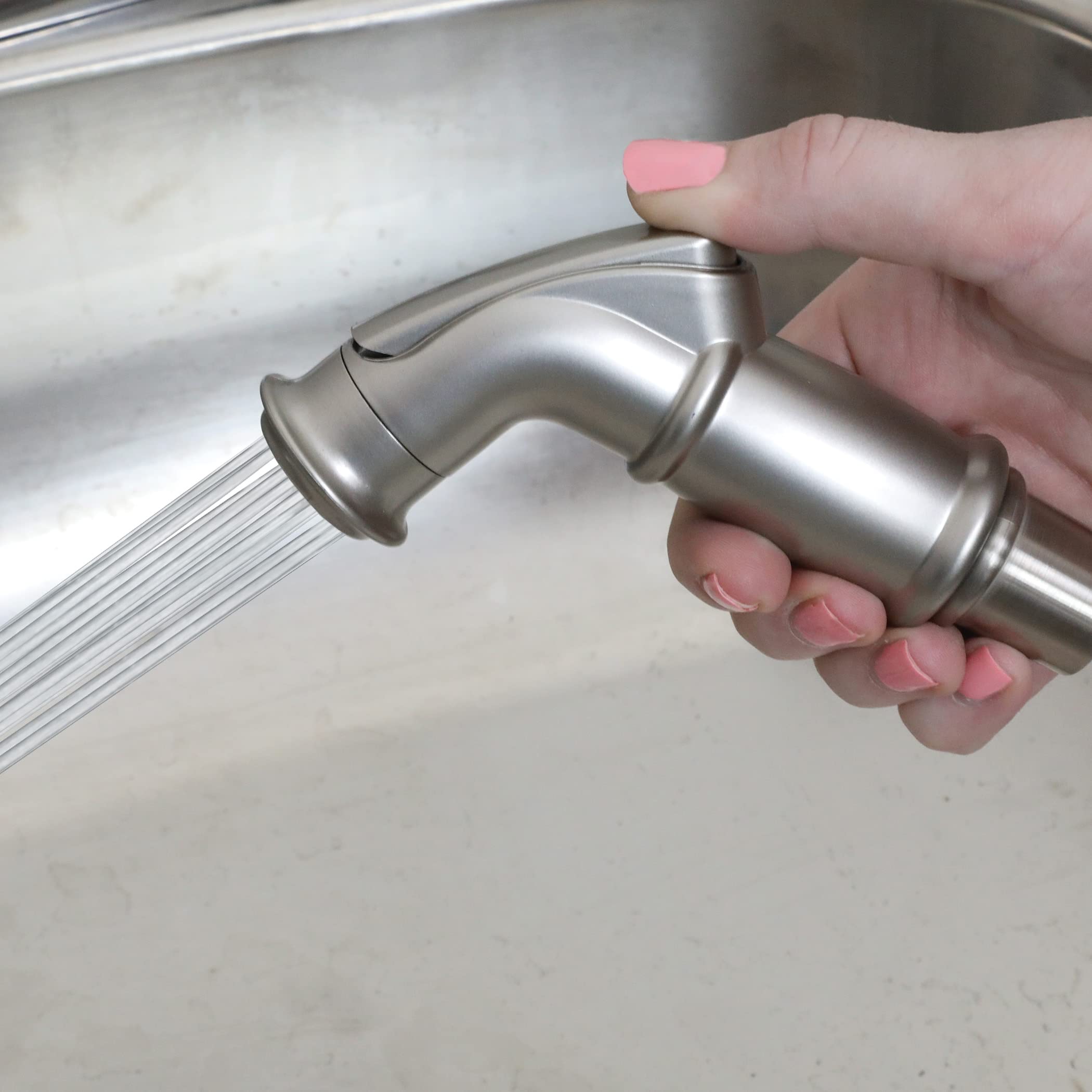 Danco 10334 Pulvérisateur latéral pour évier Chromé, 10335