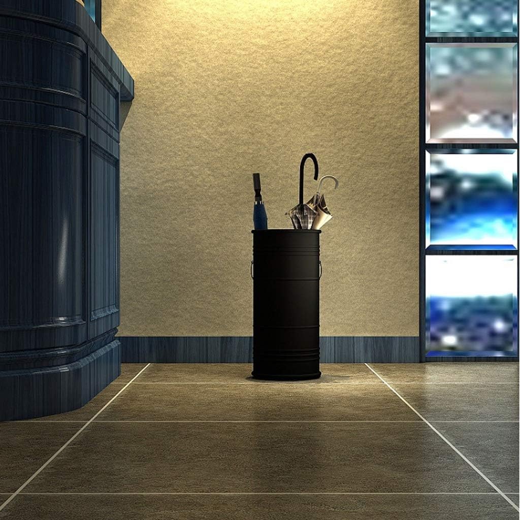 Black Wrought Iron Umbrella Stand Storage Racks Stand Alone Umbrella Stand Suitable for Entrance Hall Way
