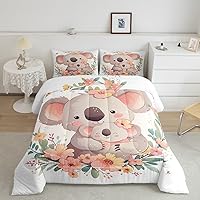 Vista 14 de Juego de edredón para niños, diseño de calavera de vaca, tamaño King, ropa de cama de madera de vaca para niños, niñas y hombres, decoración