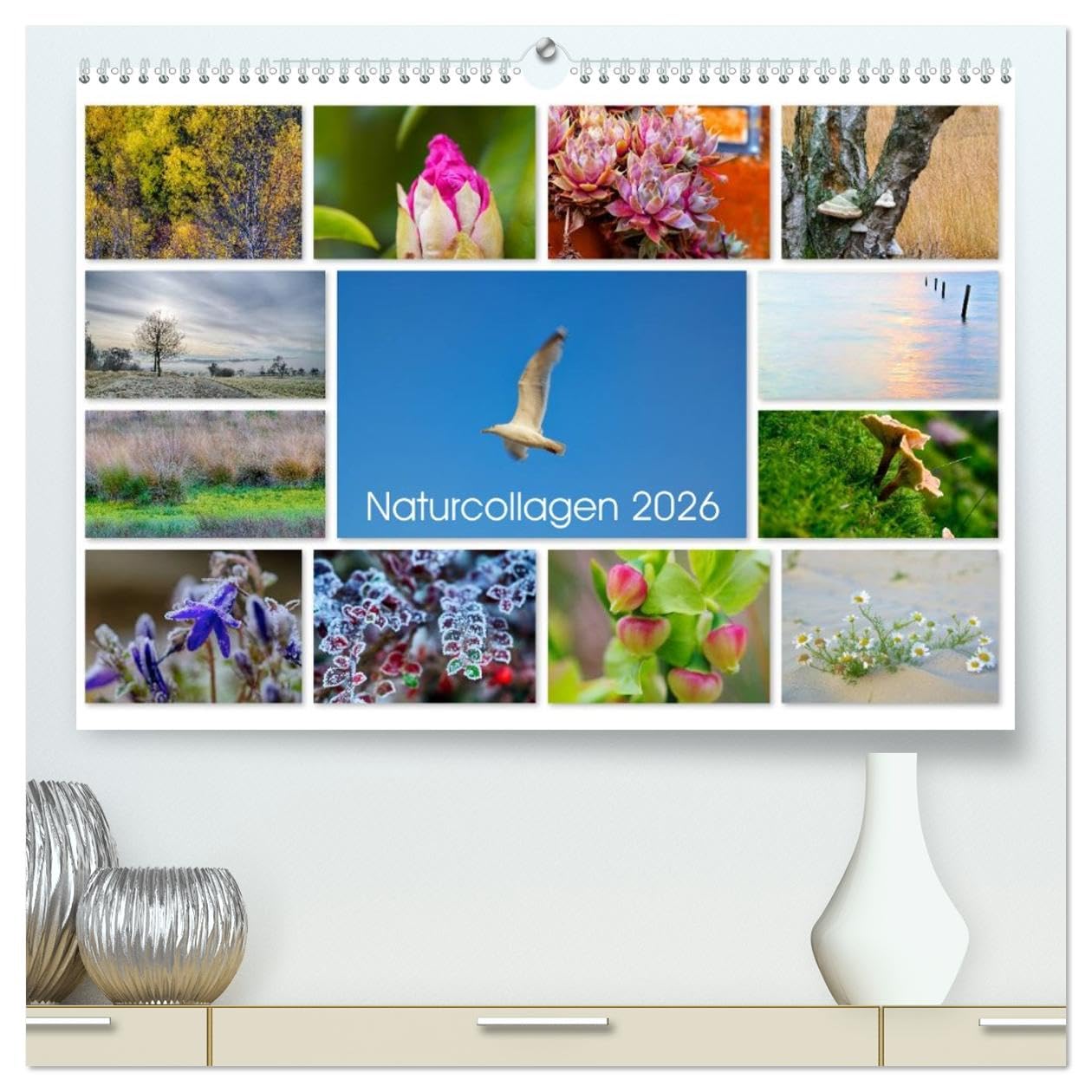 Naturcollagen 2026 (hochwertiger Premium Wandkalender 2026 DIN A2 quer), Kunstdruck in Hochglanz: Collagen aus Naturimpressionen (CALVENDO Natur)