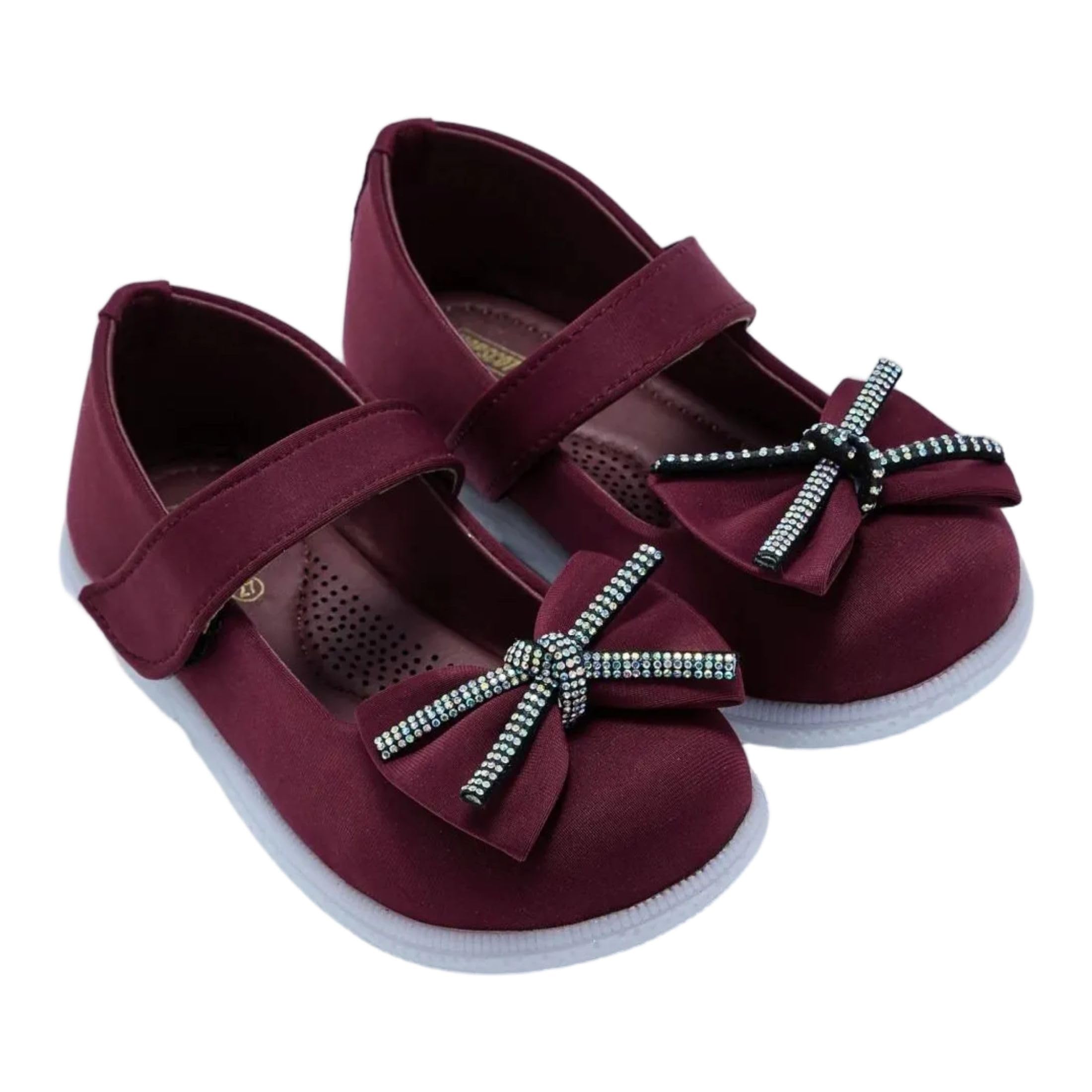 hopscotch Bow Stone Studded Mary Janes-picture-14