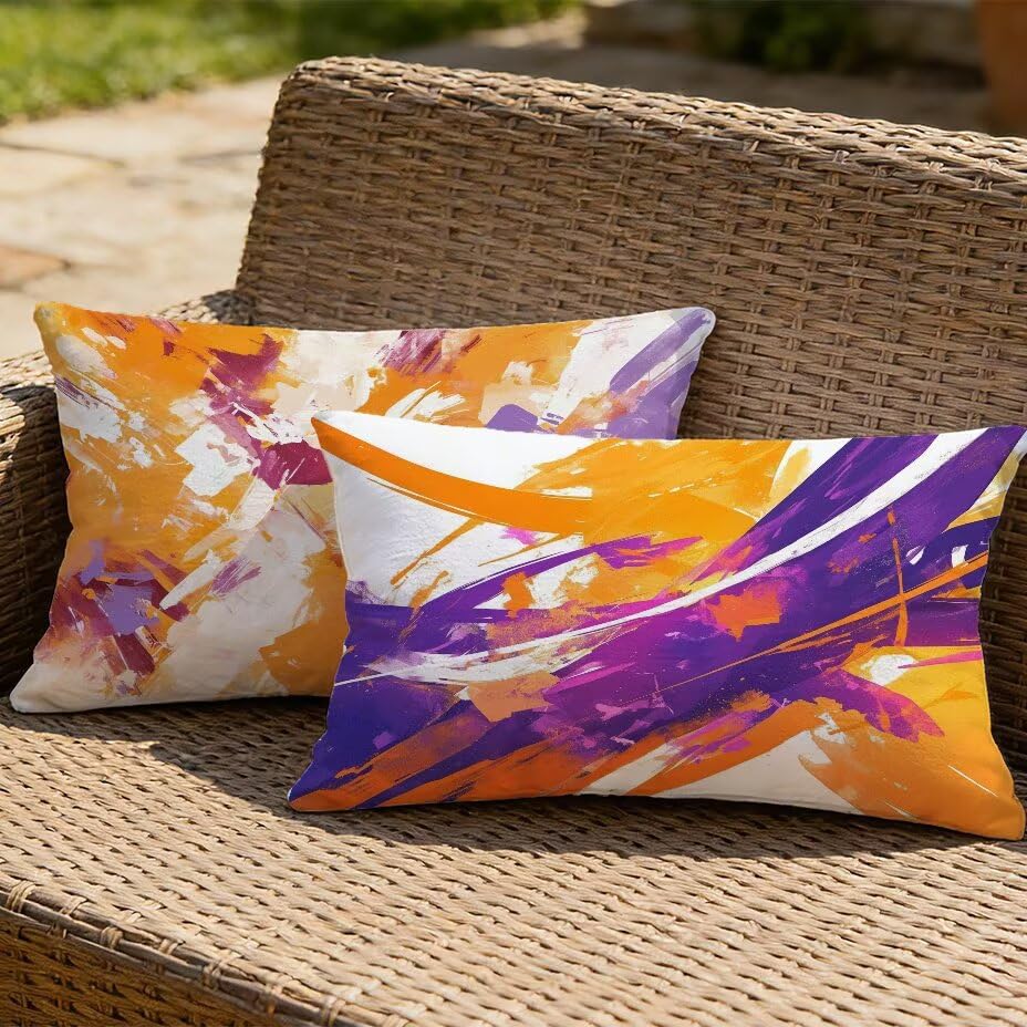Housse de coussin de jardin 40x70 orange : sublimez votre mobilier de terrasse et patio