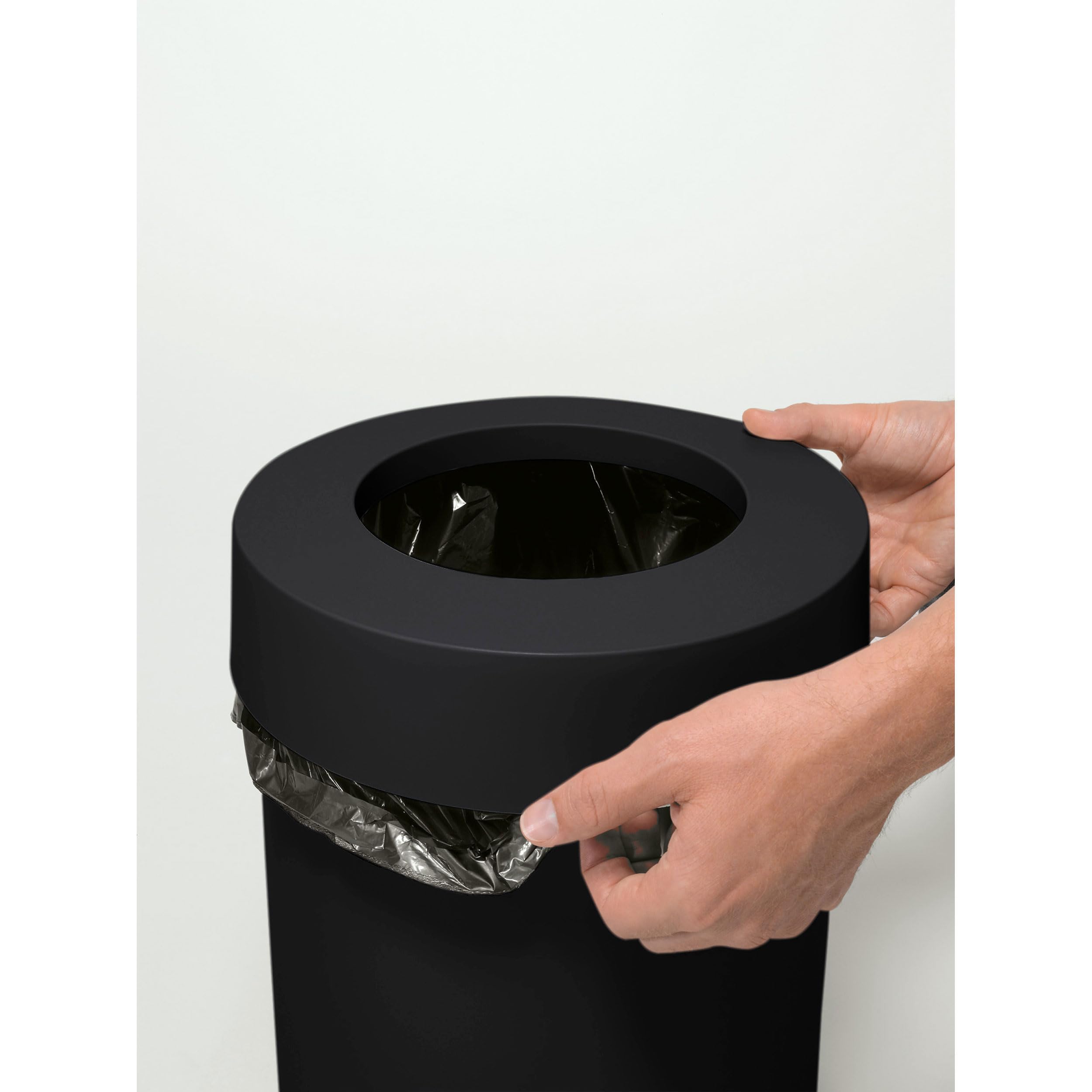 DEPOT4DESIGN Papierkorb Cap MIDI schwarz
