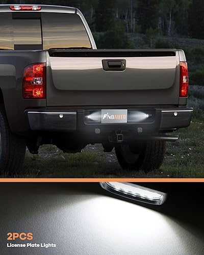 Miniatura 5 de FINDAUTO Parachoques trasero cromado, parachoques trasero apto para 1999-2006 para Chevrolet Silverado 1500 y para GMC Sierra 1500, 2007 para