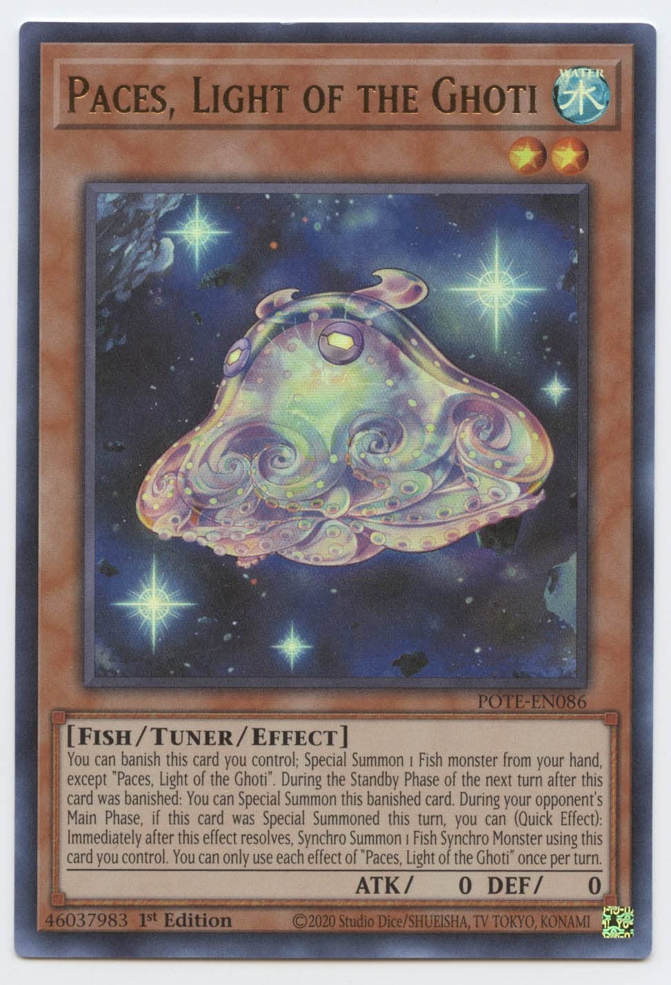 ghoti cards yugioh Amazon.com: Paces, Light of The Ghoti - POTE-EN086 - Ultra Rare