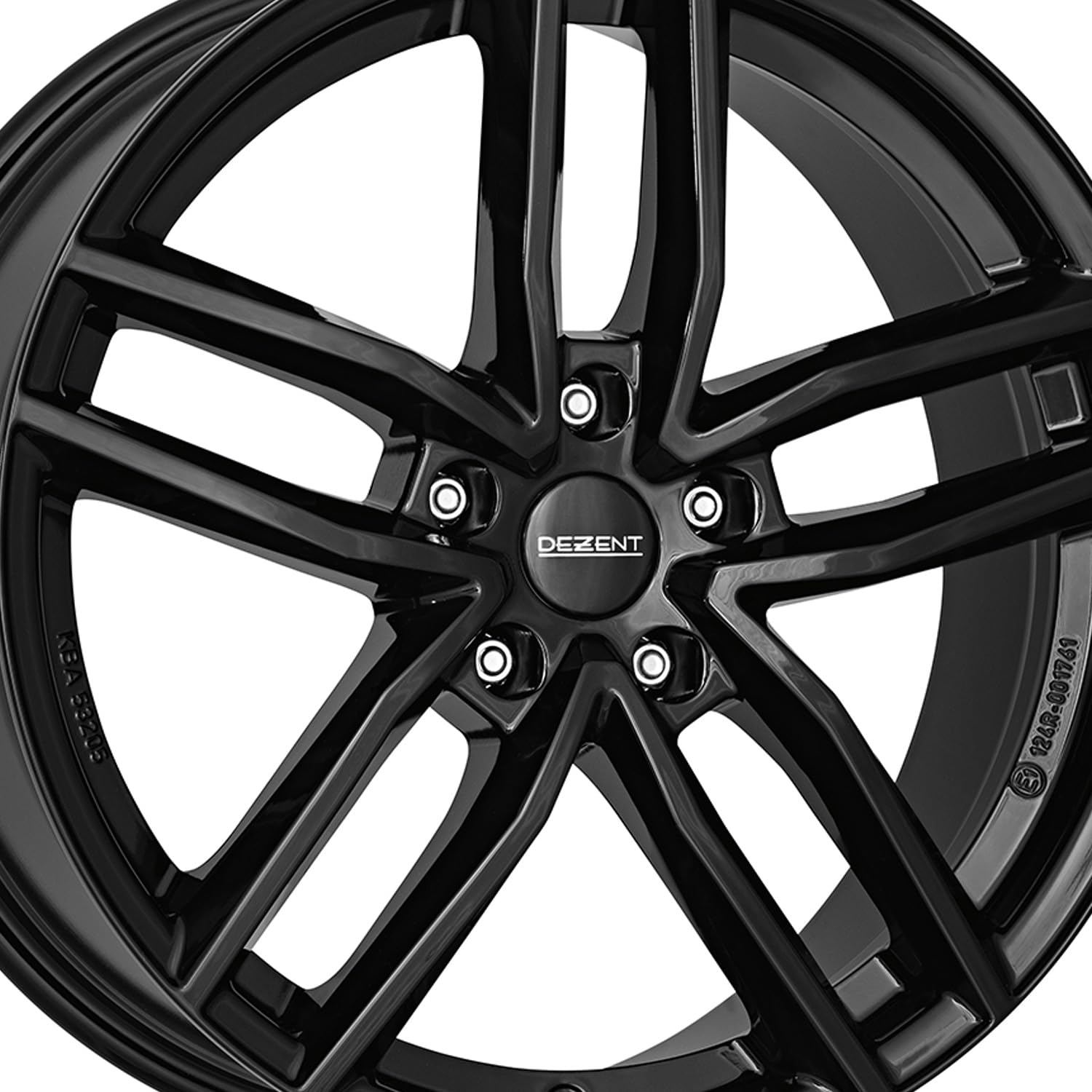 4x Dezent cerchi in alluminio TR black 7.5Jx18 ET38 5x112