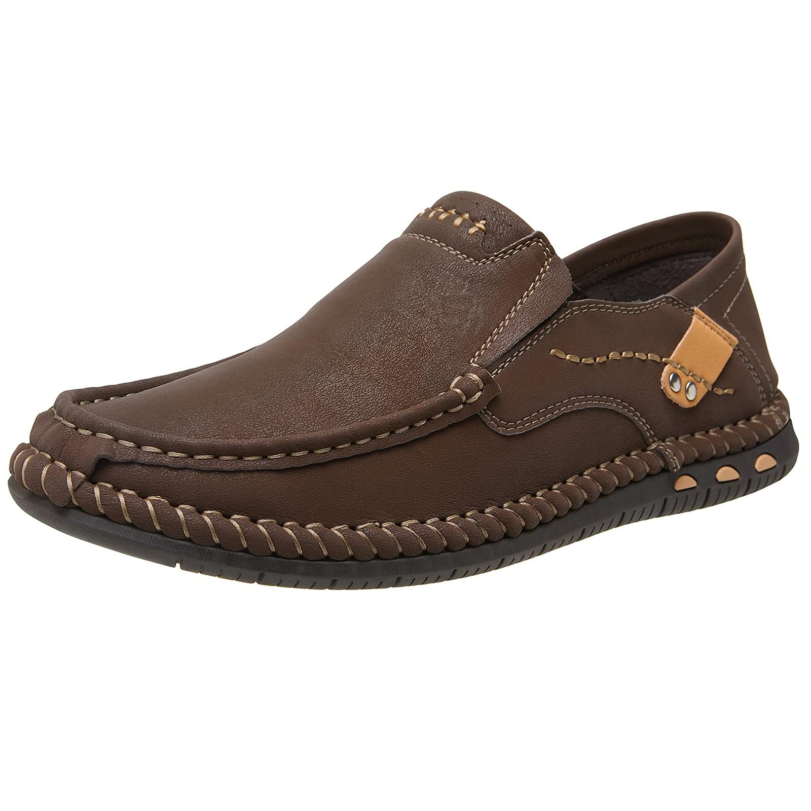 Mocassins Homme En Cuir Souple – Chaussures à Enfiler Confortables Pour Été & Ville