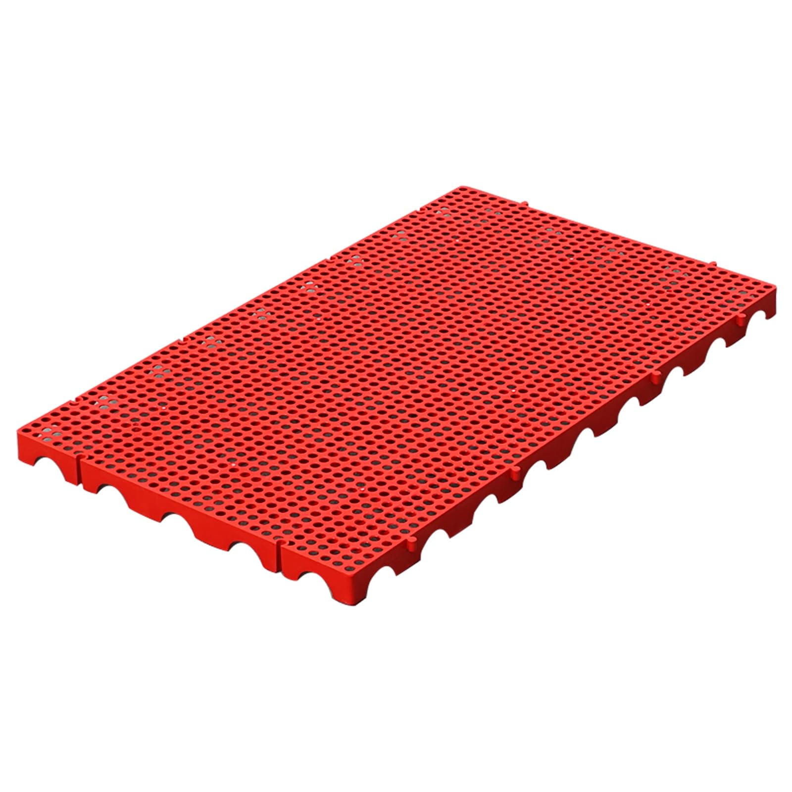 Plastikowe palety do blokujących się płytek podłogowych, oddychająca wentylacja, wodoodporna podkładka do przechowywania do supermarketów, garaży dla zwierząt domowych i szaf zewnętrznych