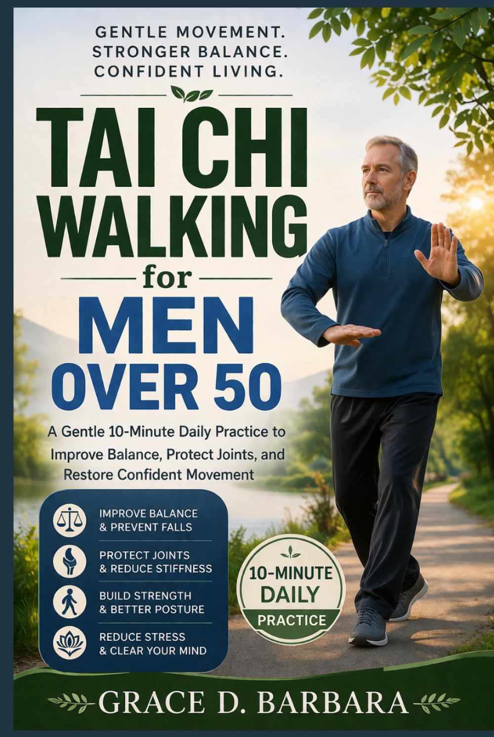 Tai Chi Walking for Men Over 50: A Gentle 10-Minute Daily Practice to Improve Balance, Protect Joints, and Restore Confident Movement