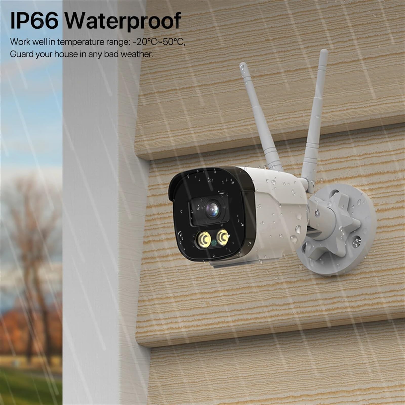 5MP HD GSM kamera IP 4G karta SIM Bullet kamera ochrony 1080P zewnętrzna kamera telewizji przemysłowej wykrywanie ruchu nadzór P2P Wykrywanie ruchu(5MP WIFI Version)