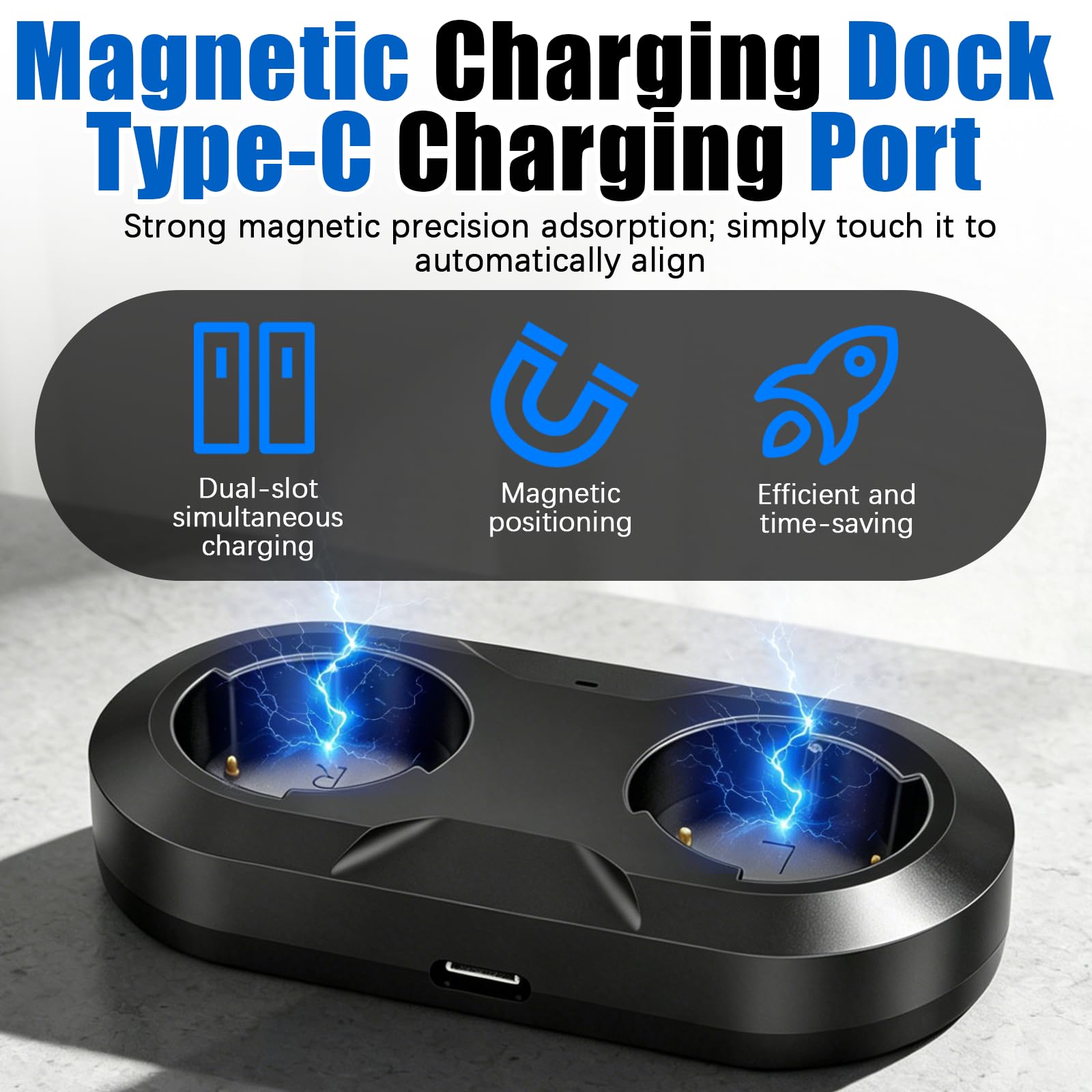 Clignotant de Vélo électrique avec Poignée, Clignotants Magnétiques à Recharge avec Télécommande Lumière d'avertissement pour Guidon de 22 mm pour M365/Max