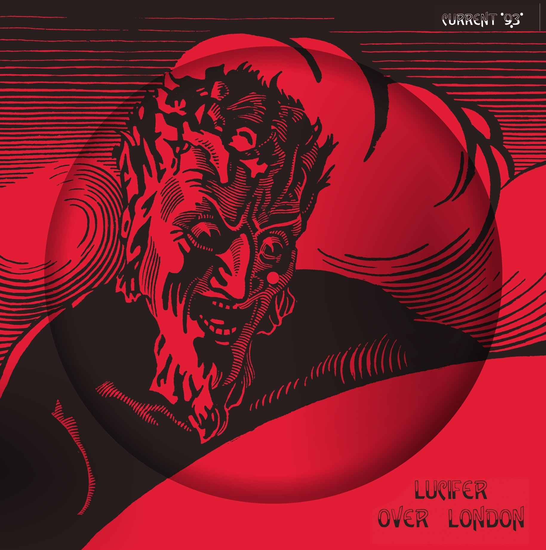 CURRENT 93 - Lucifer Over London (reissue) - picture disc LP in die-cut sleeve